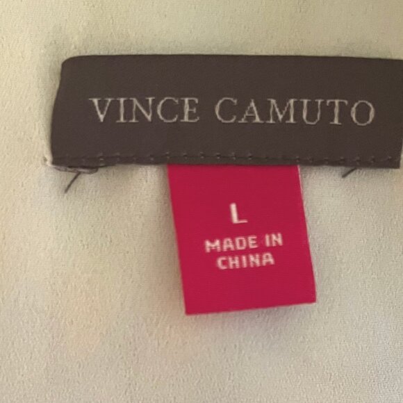 Vince Camuto Vivid Charm Green & Yellow Tie Dye Long Sleeve Blouse Size L NWT - Picture 11 of 13